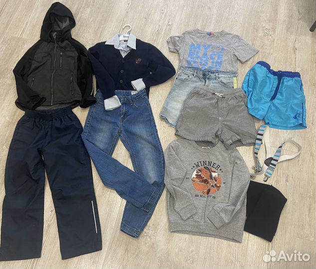 Вещи пакетом для мальчика 122-128 рр