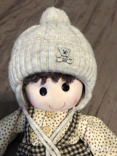 Шапка тёпленькая для малышей до полугода