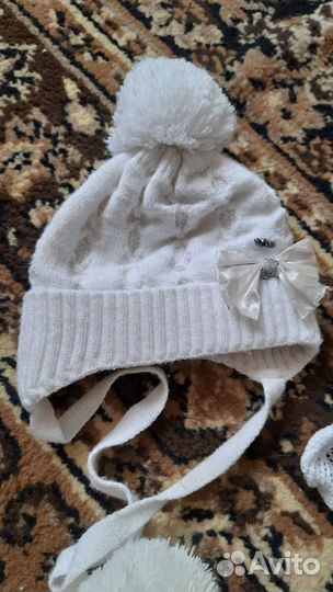 Шапка зимняя для девочки 1+