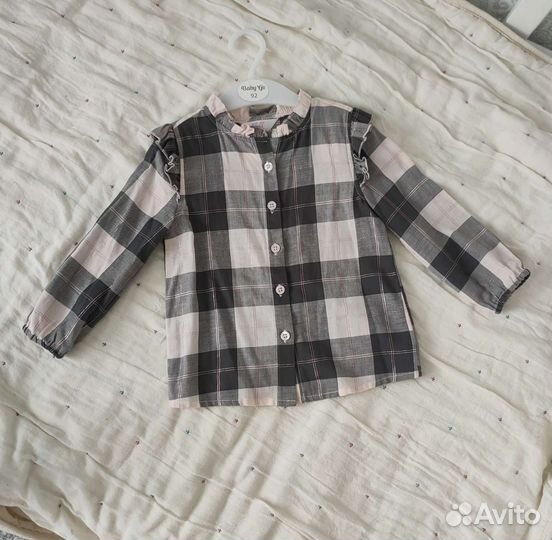 Рубашка для девочки 92