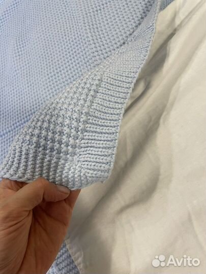 Плед детский вязаный