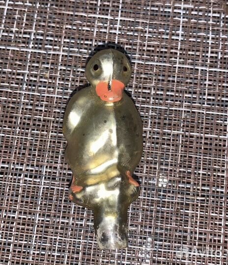 Ёлочная игрушка ссср. гадкий утенок