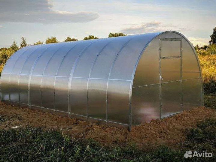 Теплица усиленная поликарбонат, рассрочка, кредит