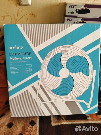 Новый мощный напольный вентилятор Aceline FFJ-90Вт