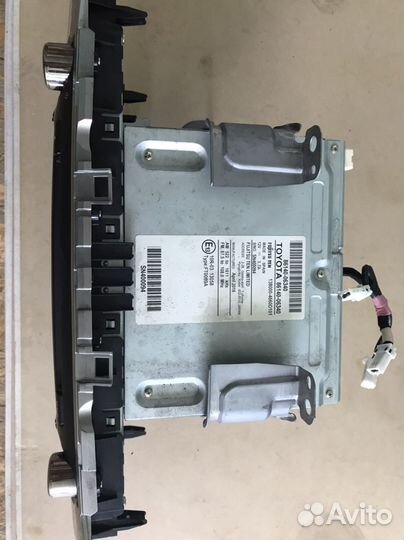 Штатная магнитола на toyota camry 55