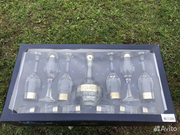 Набор рюмок и бокалов Гусь-Хрустальный