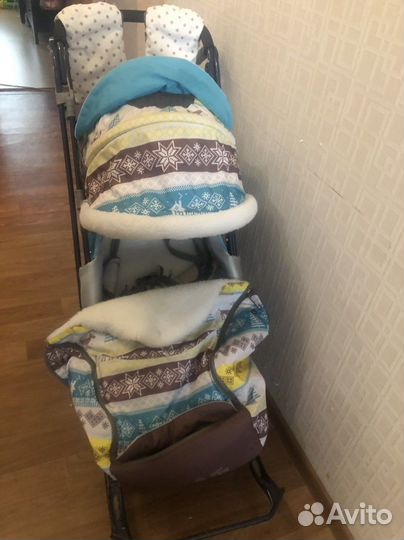 Санки ника с колесами