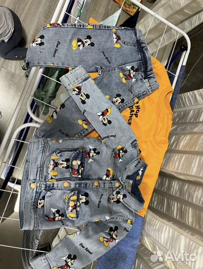 Джинсовый комтюм на мальчика 86-92