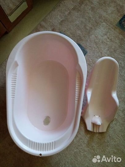 Ванночка для купания с горкой