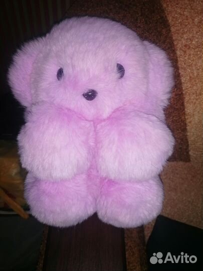 Меховая детская сумочка медвежонок 3 в 1