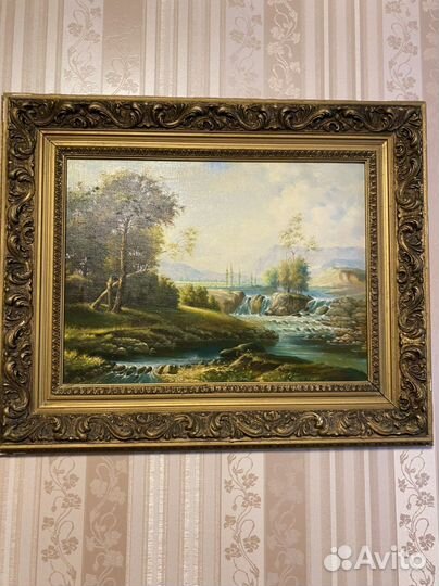 Картина пейзаж, холст масло