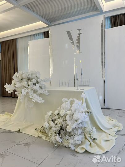 Свадебное оформление зала, банкета