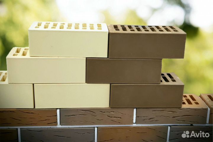 Кирпич керамический слоновая кость гладкий Строма М150