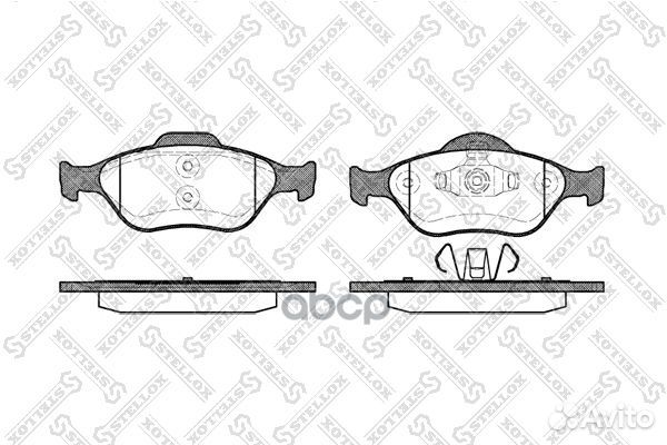 777 000-SX 766 00FDB1394222557 колодки диск