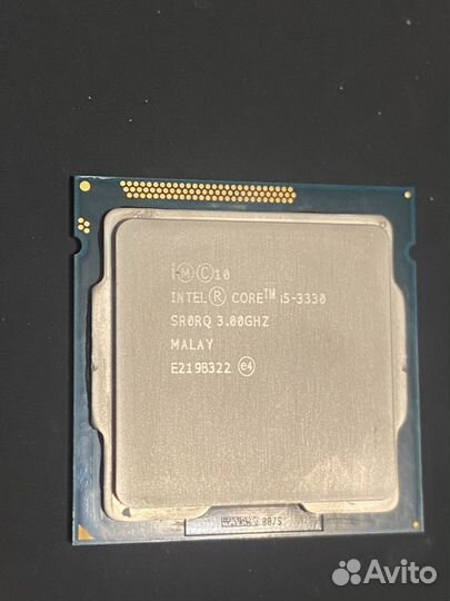 Процессор intel core i5 3330