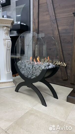 Биокамин напольный большой. 900мм высота