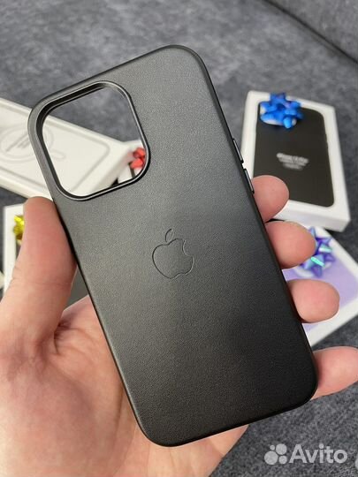 Чехол кожа для iPhone 13 Pro MagSafe