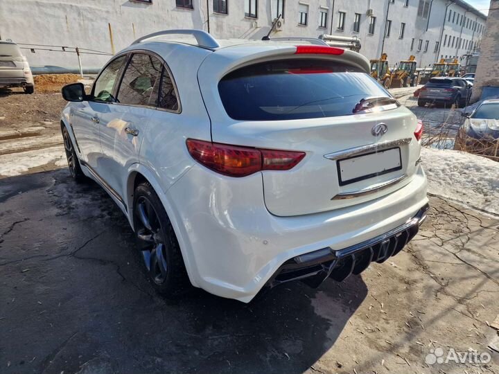 Тюнинг задний бампер v.2 для infiniti qx70 fx37