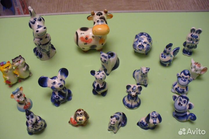 Фигурки гжель