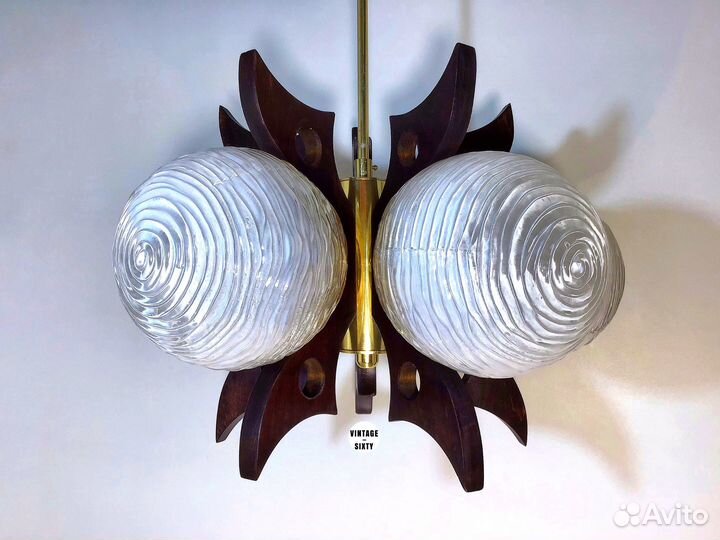 Люстра винтаж Szarvasi VAS - Femipari Венгрия