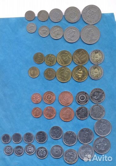 Наборы монет Саудовская Аравия, оае, Югославия итд