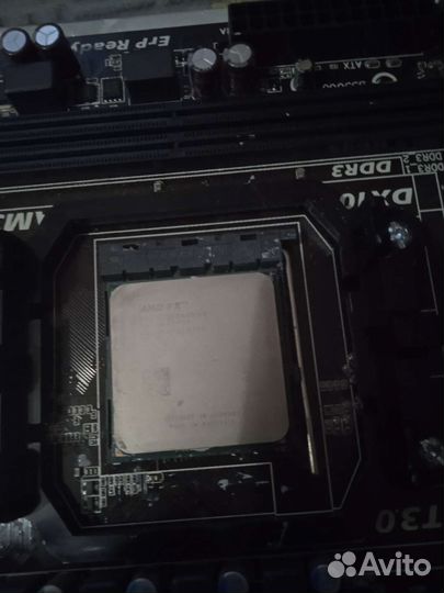 Игровой комплект материнка с процессором и кулером