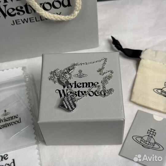 Подвеска цепочка Vivienne Westwood сердце