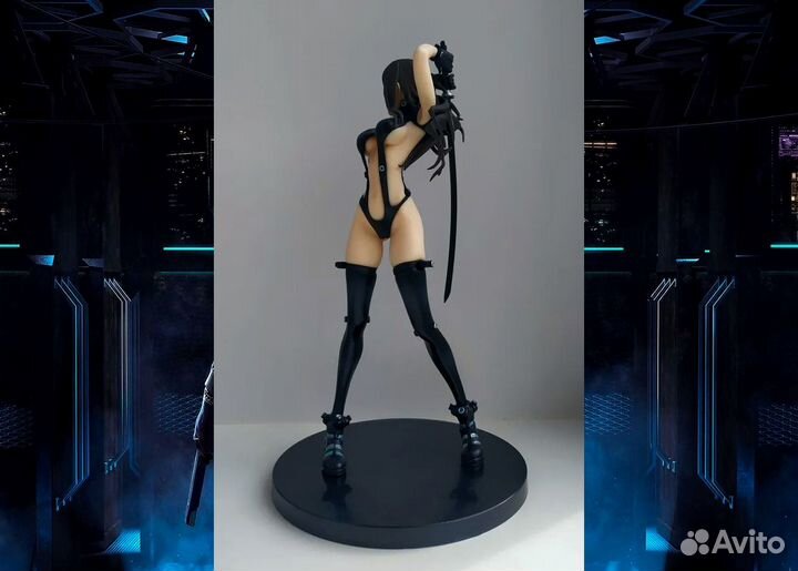 Фигурка аниме sexy ninja с поднятой катаной Gantz