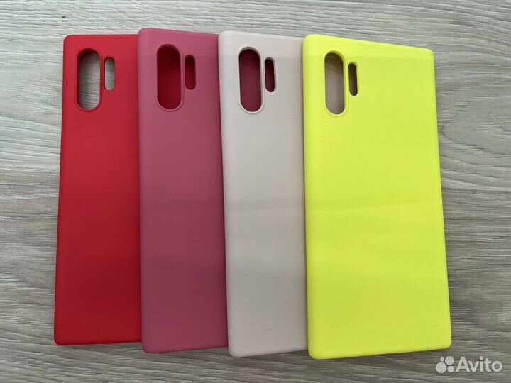Чехол силиконовый на Samsung Note10 Plus