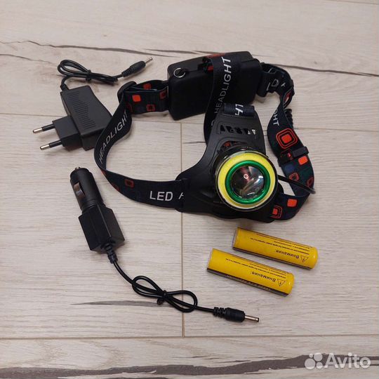 Налобный фонарь аккумуляторный
