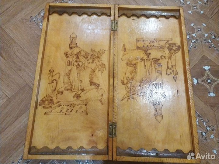 Нарды ручной работы одна коробка