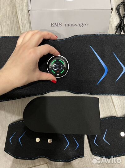 Фитнес пояс для похудения и пресса новый