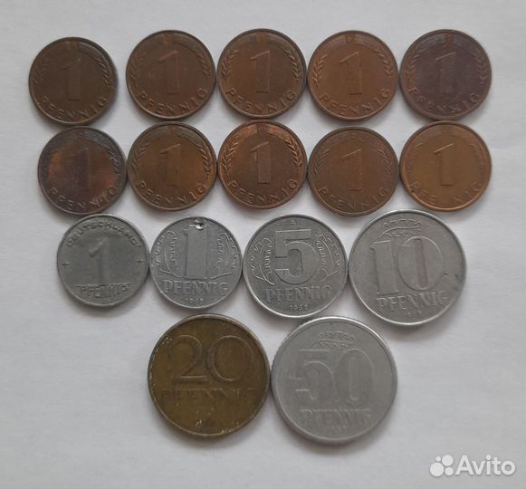 Монеты Германии. Все разные