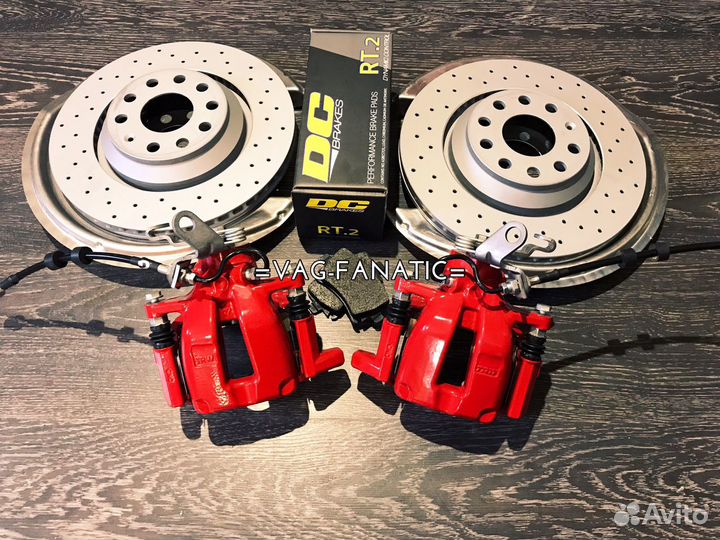 Задние тормоза audi RS3 ttrs TTS golf6R