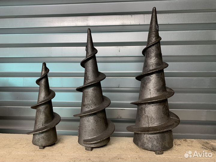 Винтовые сваи 57 мм / Наконечники для винтовых сва