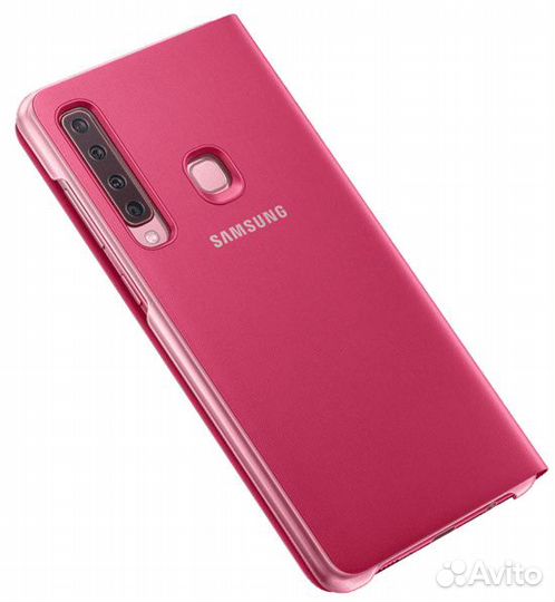 Оригинал Wallet EF-WA920 на Samsung A9 (2018) pink