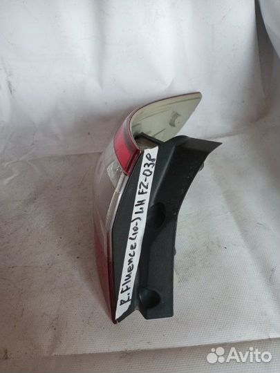 Фонарь задний левый Renault Fluence