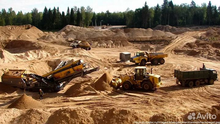 Песок с карьера самовывоз