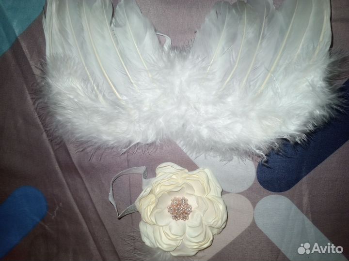 Крылья и повязка для фотосессии малышей