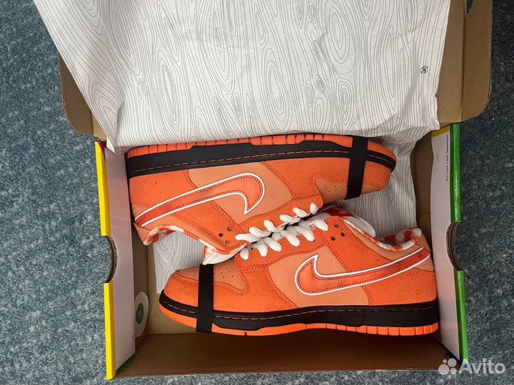 SB Dunk Low Concepts Orange Lobster