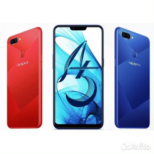 Лоток сим Oppo A5 красный