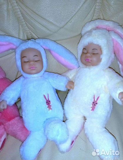 Заяц плюшевый реборн