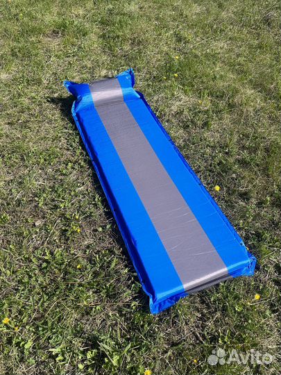 Туристический коврик самонадувающийся с подушкой