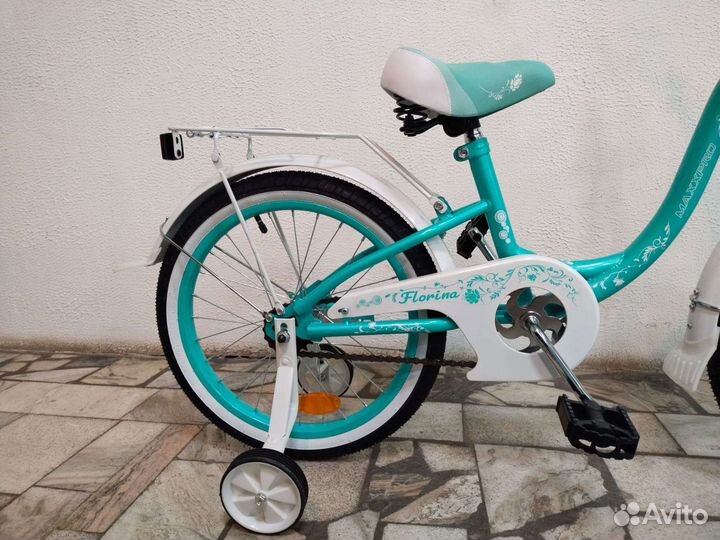 Велосипед florina зелёно-белый (N18-2)