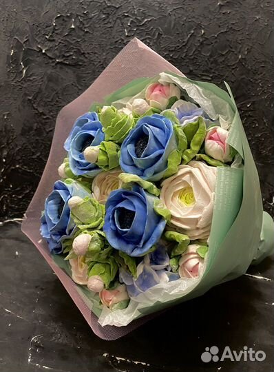 Букеты, зефирные цветы, подарки