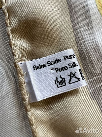 Платок каре винтаж шелк