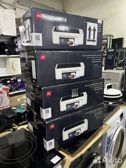 Мфу струйное Deli D311NW Снпч WiFi цветная печать