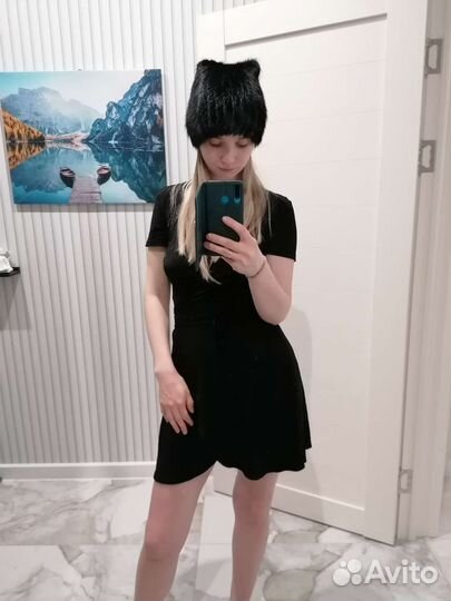 Шапка норковая женская