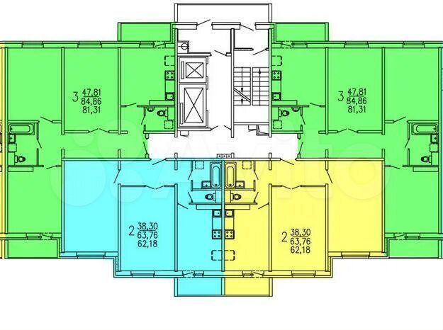 3-к. квартира, 88 м², 10/17 эт.