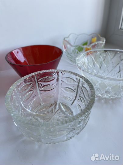 Посуда Хрусталь/чешское стекло СССР